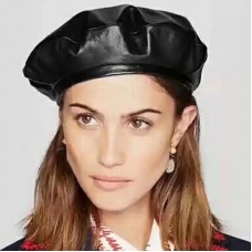Authentic New CHRISTIAN DIOR Beret Hat Cap Rihanna Size 57 CD Leather 789398927211 eb-60408691